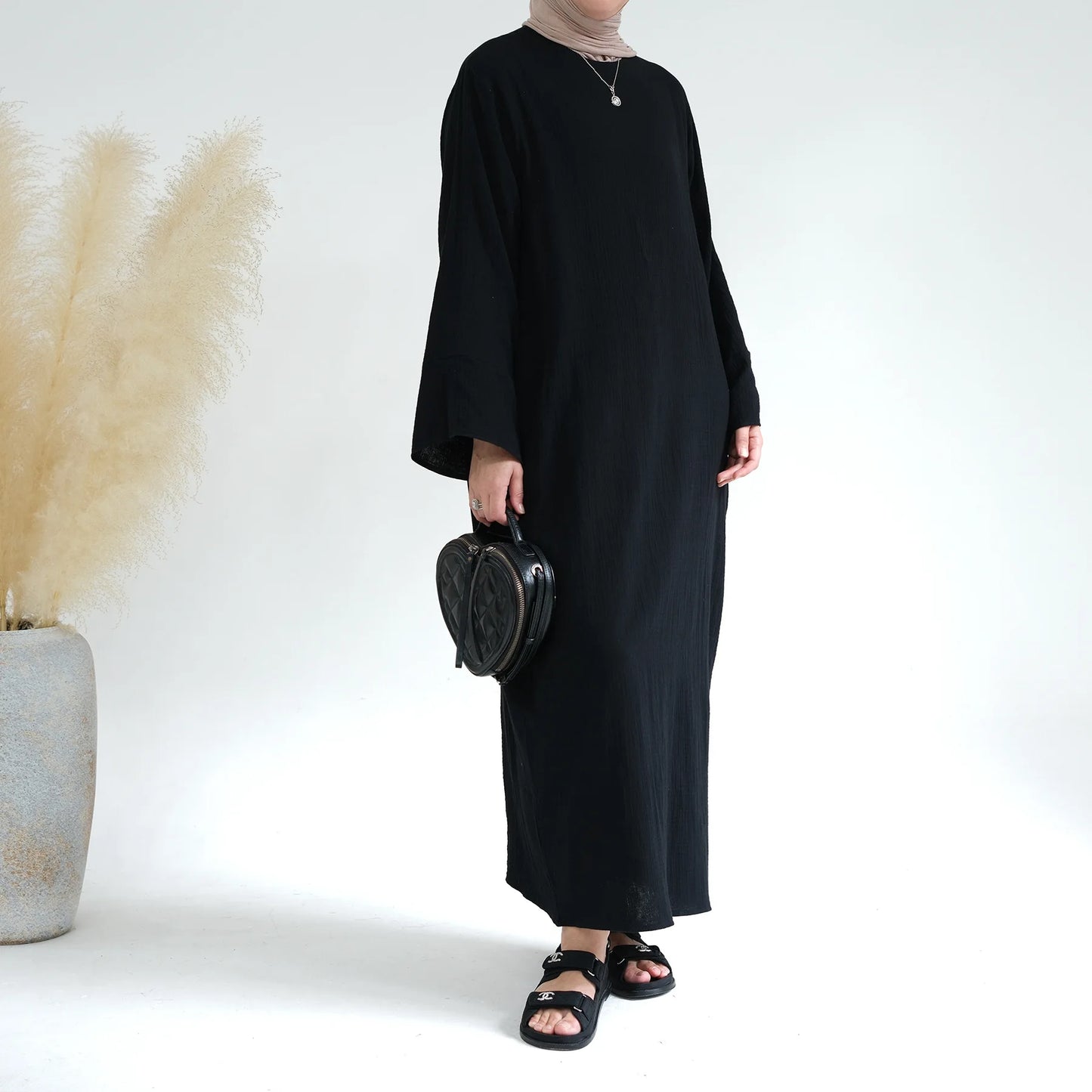 Eid Muslim Abaya Dress for Women Split Sleeve Modest Prayer Dresses Jalabiya Morocco Abayas Kaftan Islam Vestidos Arab Long Robe