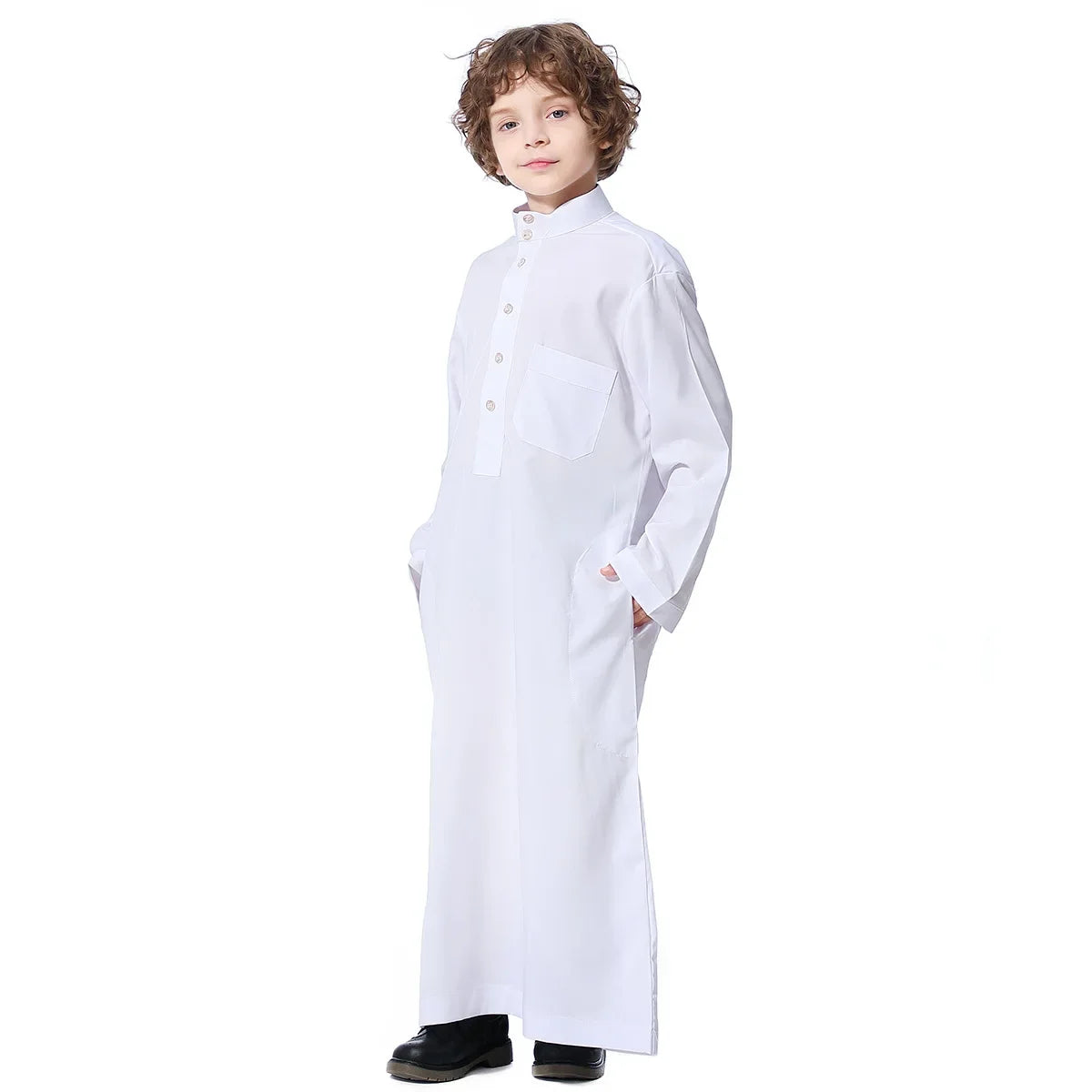 Abaya Dubai Long Robe Boys Jilbab Khimar Turkey Ramadan Muslim Clothes Kaftan Moroccan Islam Hijab Abayas Arab Islamic Clothing