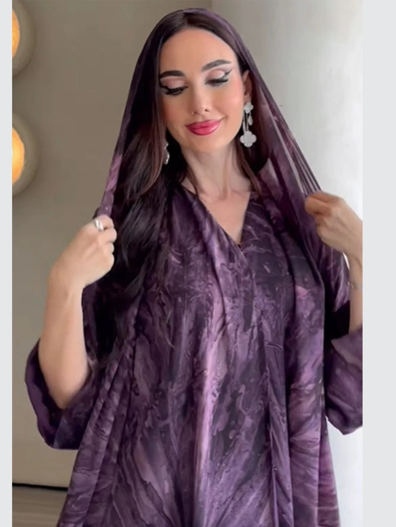 Eid Abaya for Women Print Cardigan Scarf Set Muslim Dresses Ramadan Morocco Dubai Jalabiya Kaftan Vestidos Arab Long Robe 2025