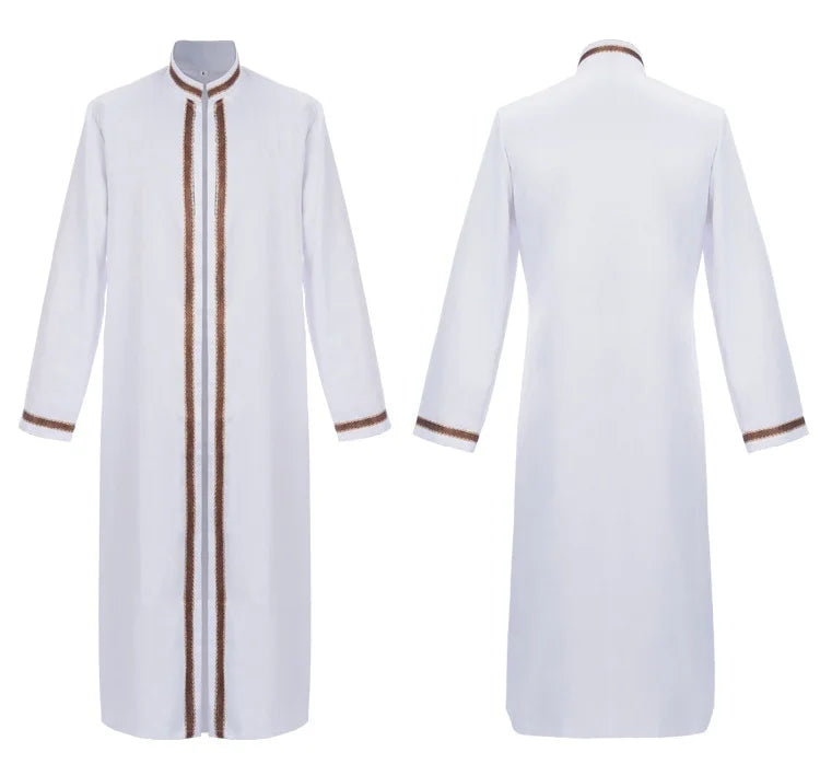 Medieval Muslim Middle Eastern Cloak Retro Long Hooded Robe Cosplay Costume Middle East Dubai Turkey Abayas Abaya Dress
