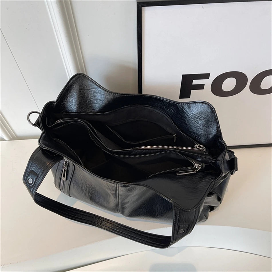 Female Handbag Large Capacity Shoulder Bags Big Stylsih Tote Bag Ladies Soft Leather Hobos Messenger Bags Women Shopper Bag Sac