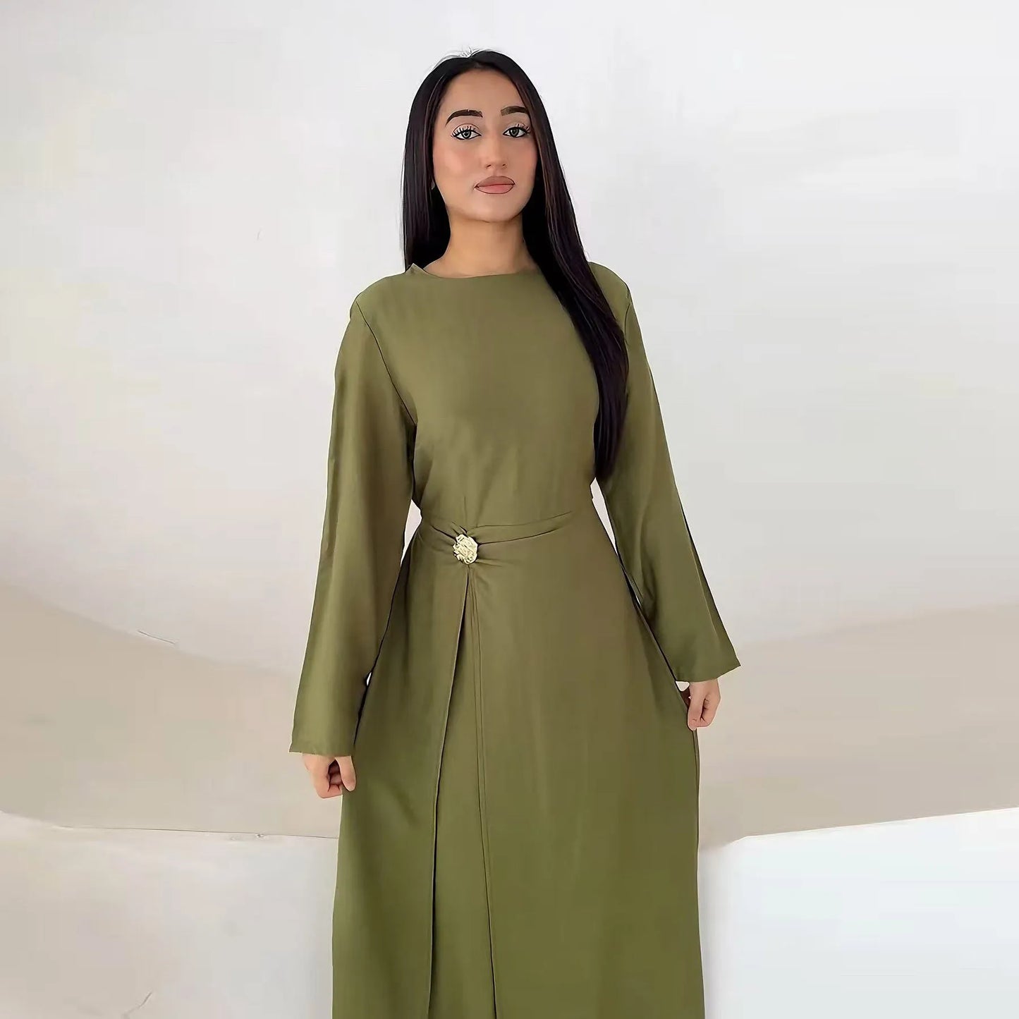 Muslim Long Robe Eid Abaya for Women Wrap Dresses Ramadan Morocco Dubai Luxury Kaftan Islam Saudi Vestidos Arab Jalabiya Abayas