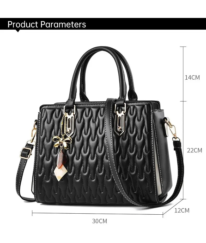 Women's Tote Bag Luxury Designer Fashion Shoulder Bags Large Capacity Graceful Hand Bags for Women Casual Female Handbags