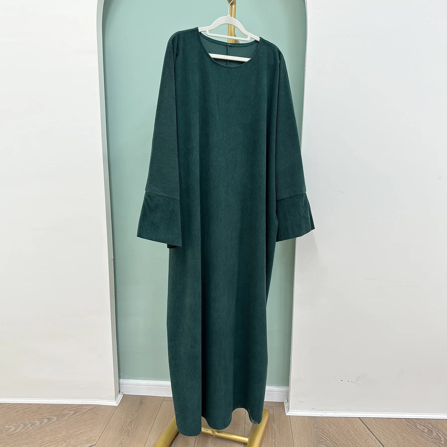 Women Casual Loose Abaya for Women Dubai Abayas Fashion Solid Muslim Dress Temperament Kaftan Robe Femme Vintage Maxi Vestidos
