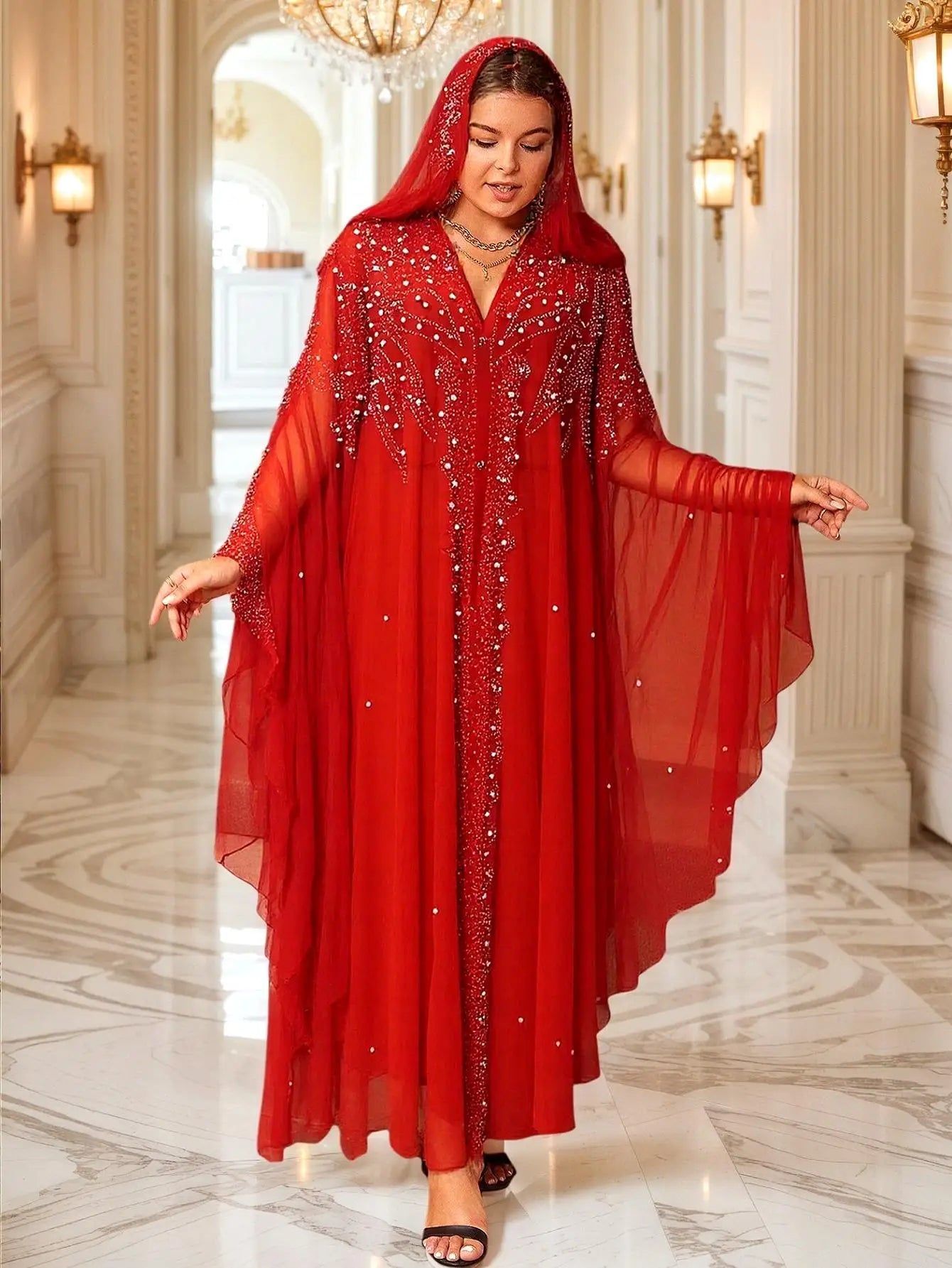 Abayas For Women Dubai Luxury 2025 African Muslim Fashion Dress Caftan Marocain Evening Party Dresses Boubou Robe Djellaba Femme
