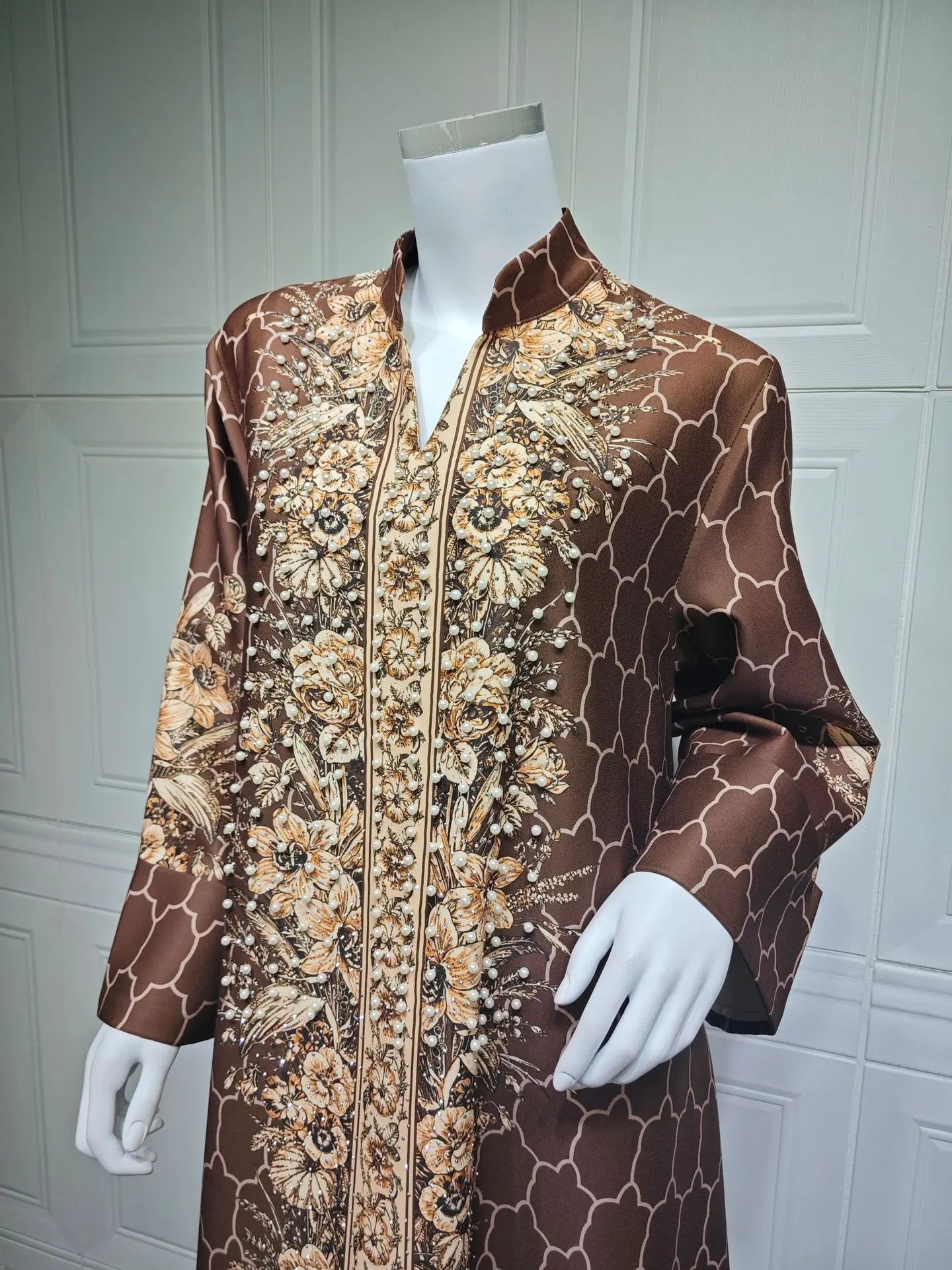 Muslim Dress Women Abaya Eid Diamond Party Dresses Arab Long Robe Print Abayas Dubai Morocco Kaftan Islam Jalabiya Vestidos 2026