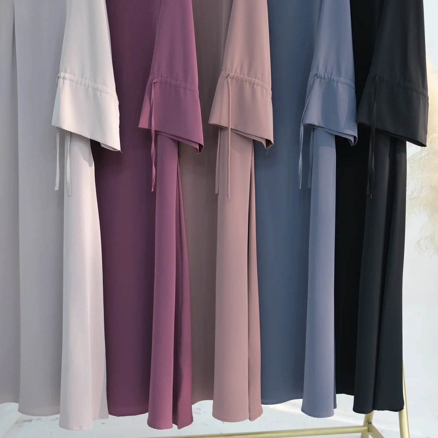 Eid Muslim Dress for Women Abaya Bow Jalabiya Ramadan Lace Up Vestidos Largos Islam Arab Long Robe Morocco Dubai Kaftan 2025