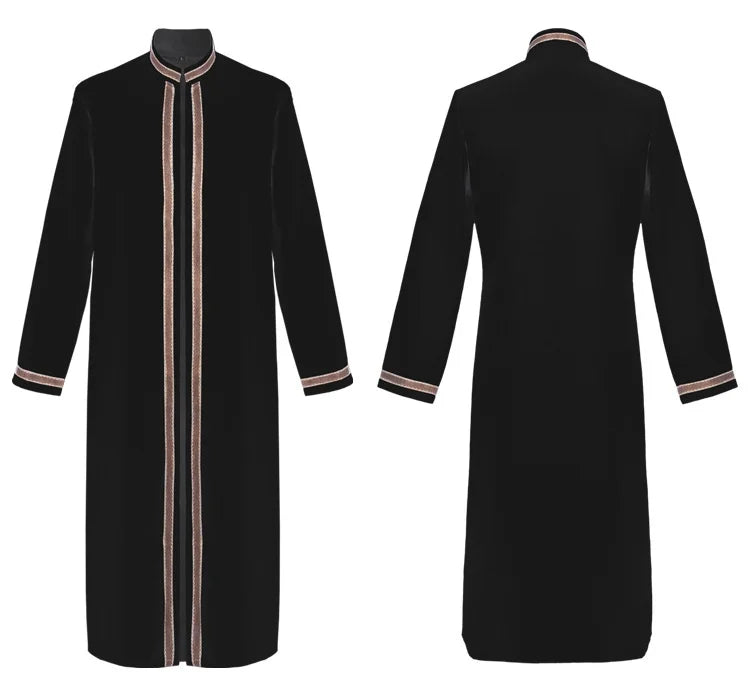 Medieval Muslim Middle Eastern Cloak Retro Long Hooded Robe Cosplay Costume Middle East Dubai Turkey Abayas Abaya Dress