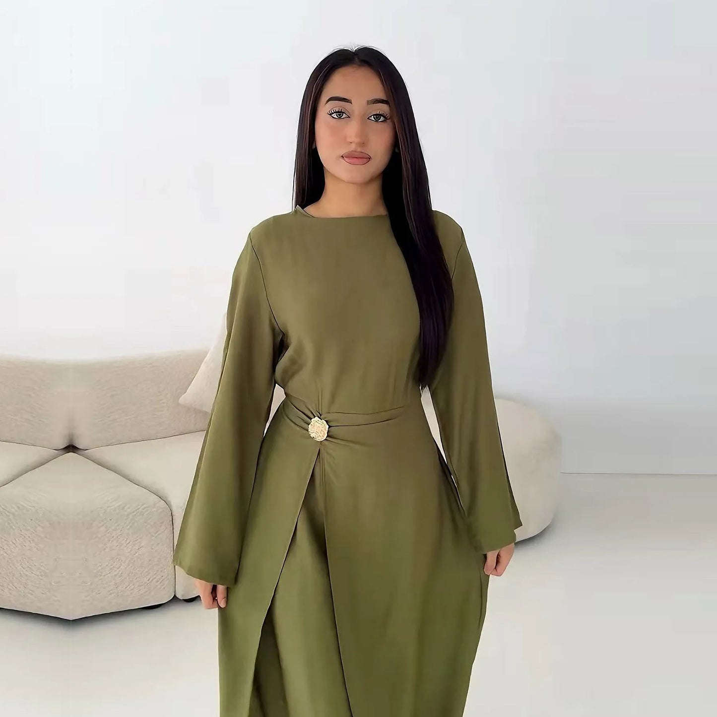 Muslim Long Robe Eid Abaya for Women Wrap Dresses Ramadan Morocco Dubai Luxury Kaftan Islam Saudi Vestidos Arab Jalabiya Abayas