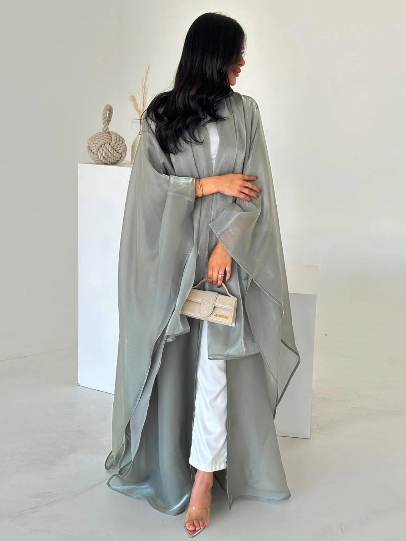 Eid  Women Abaya Muslim Cardigan Dresses Scarf Silky Abayas Ramadan Morocco Dubai Jalabiya Kaftan Vestidos Arab Long Robe 2025