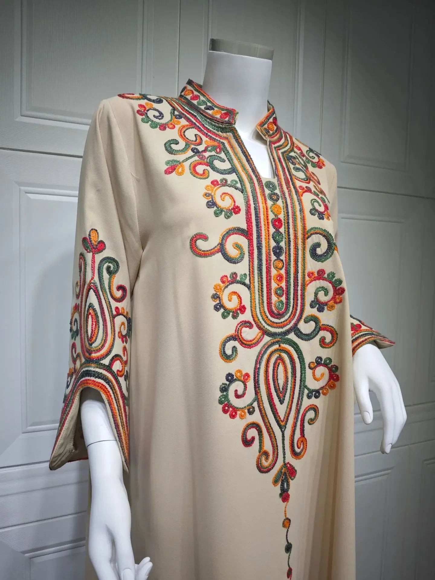 Abaya Dress For Women Embroidery Vestidos Largos Islam Arab Long Robe Jalabiya Ramadan Morocco Kaftan Dubai Abayas Dresses 2026