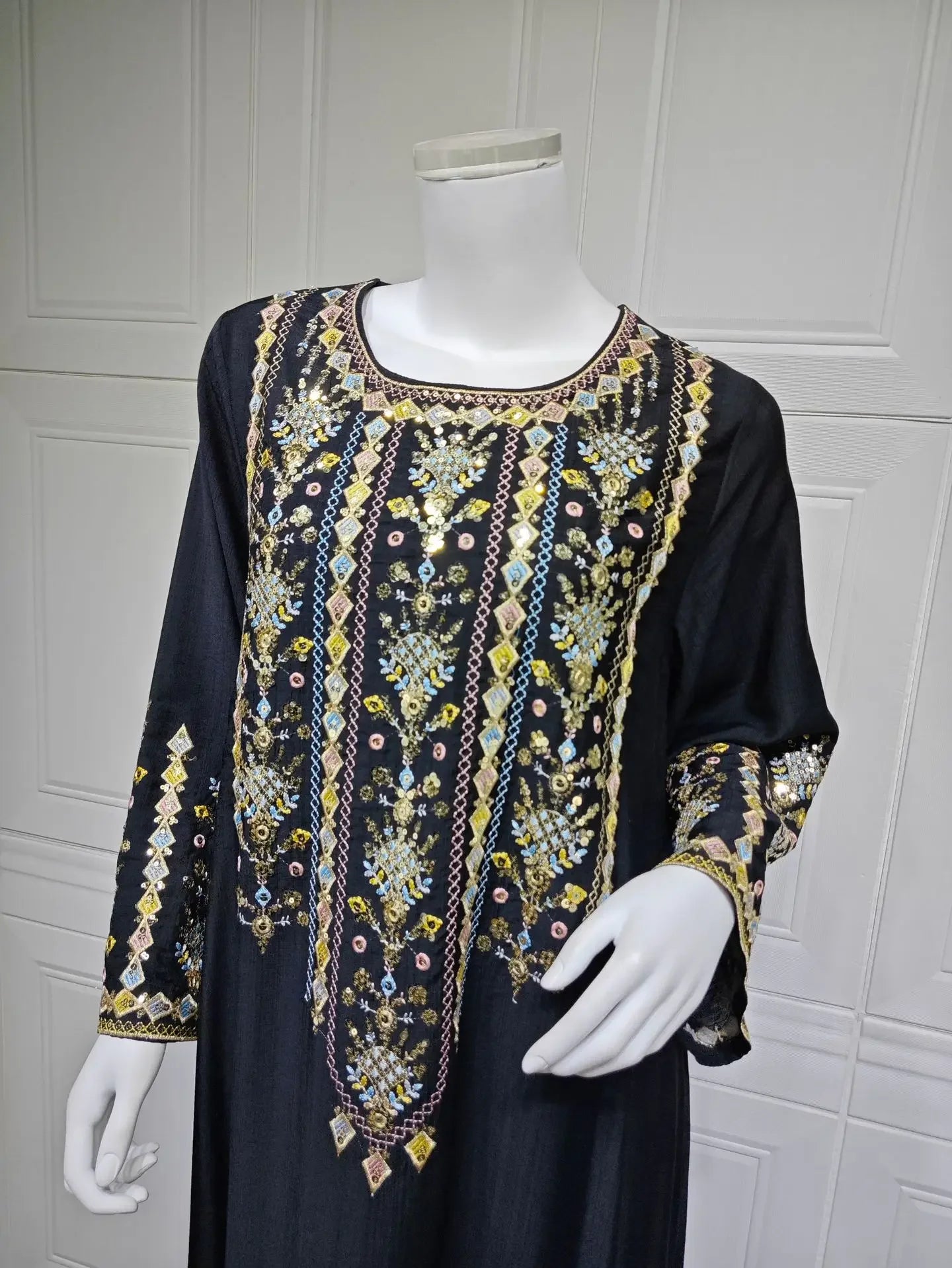 Women Jalabiya Dubai Dress Abaya Eid Ramadan Party Gorgeous Long Dresses Muslim Embroidery Vestidos Largos Robe Saudi Arab 2026