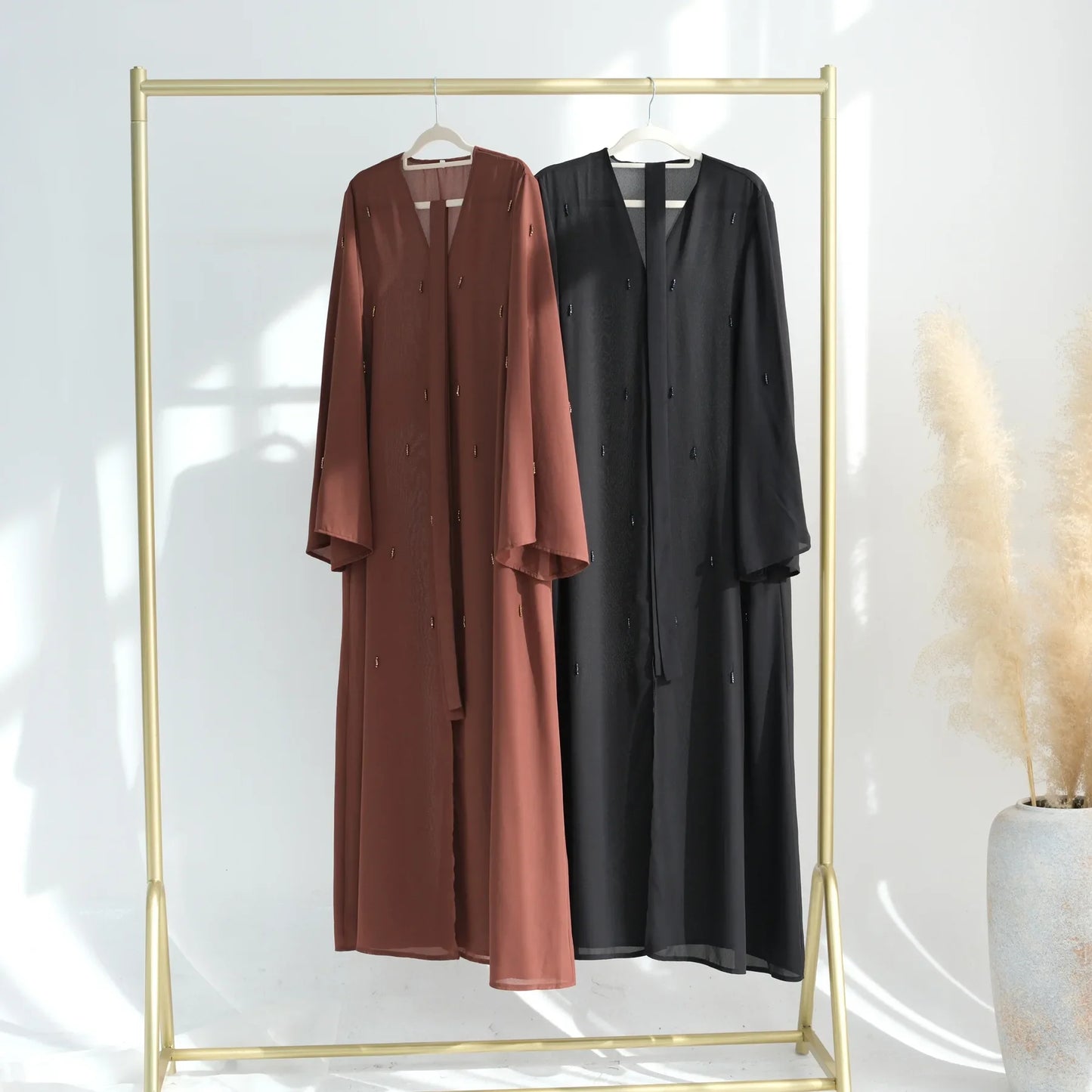 Abayas Dubai Kaftan Women Muslim Dress Eid Ramadan Turkey Kebaya Caftan Marocain Robe Islam Jalabiya Kimono Gown Femme Musulmane