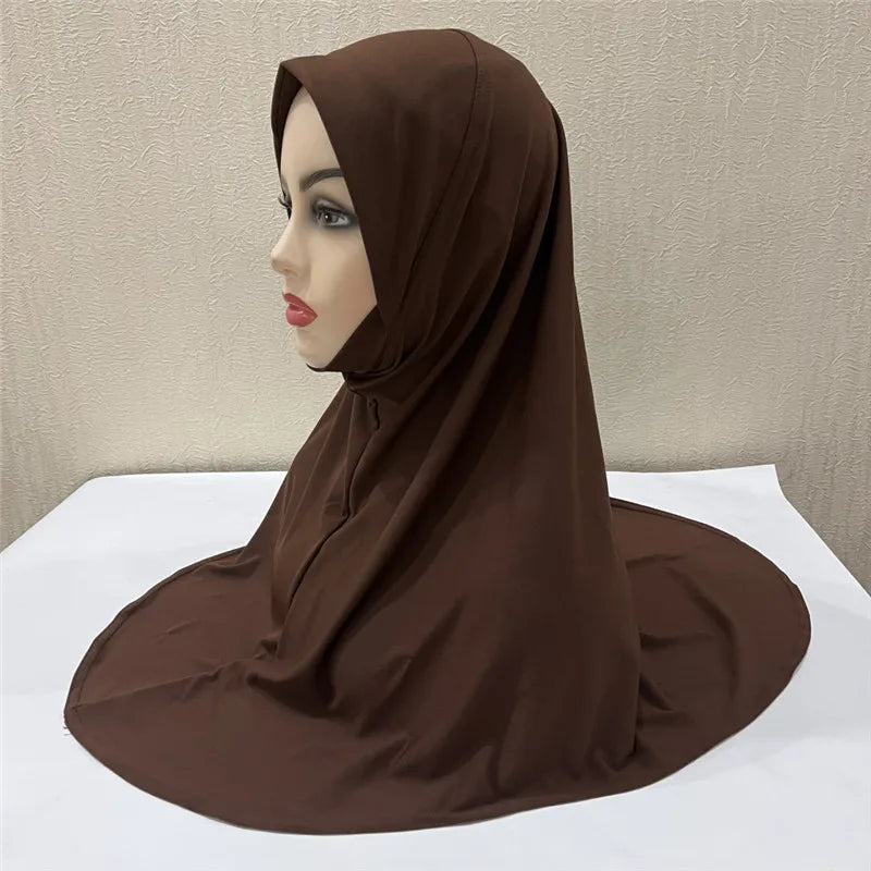 BOHOWAII Muslim Islamic Modal Hijab Scarf Instant Hijabs Headscarfs for Women Long Scarves Head Wrap Shawl Bonnet Hijabe Femme