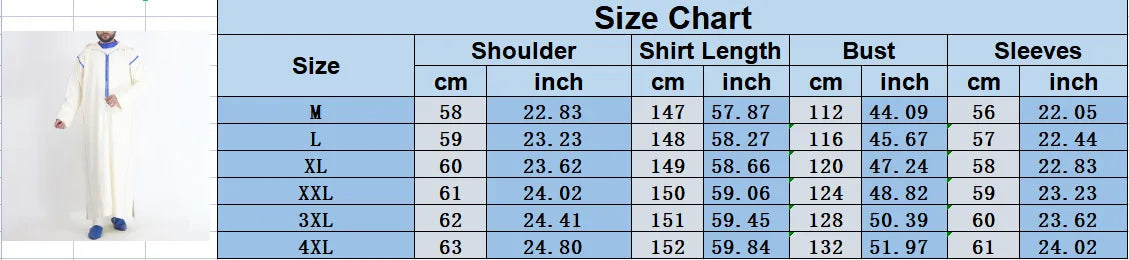 2026 Men's Muslim Thobe Middle East Jubba Thobe Long Sleeves Islamic Robe Men Muslim Dress Saudi Arabic Hooded Thobe Abaya Male