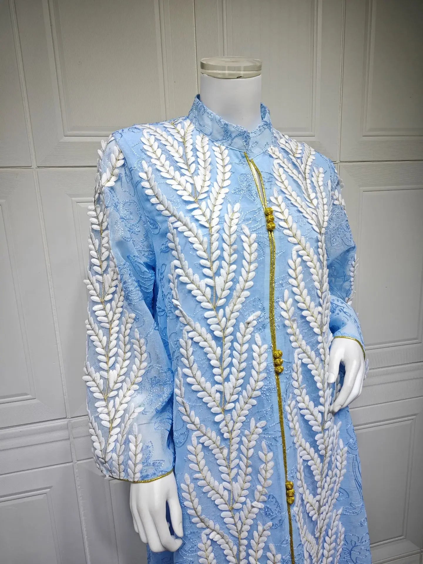 Eid Mesh Dress Women Abaya Party Dress Women Jalabiya Gorgeous Embroidery Saudi Arab Sequins Muslim Ramadan Vestidos Largos Robe