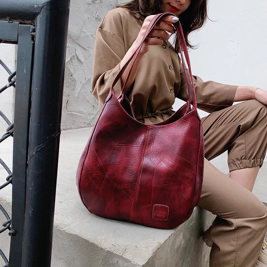 Vintage Women Hand Bag Designers Luxury Handbags Women Shoulder Bags Female Top-handle Bags Fashion Brand Handbags Leather bag