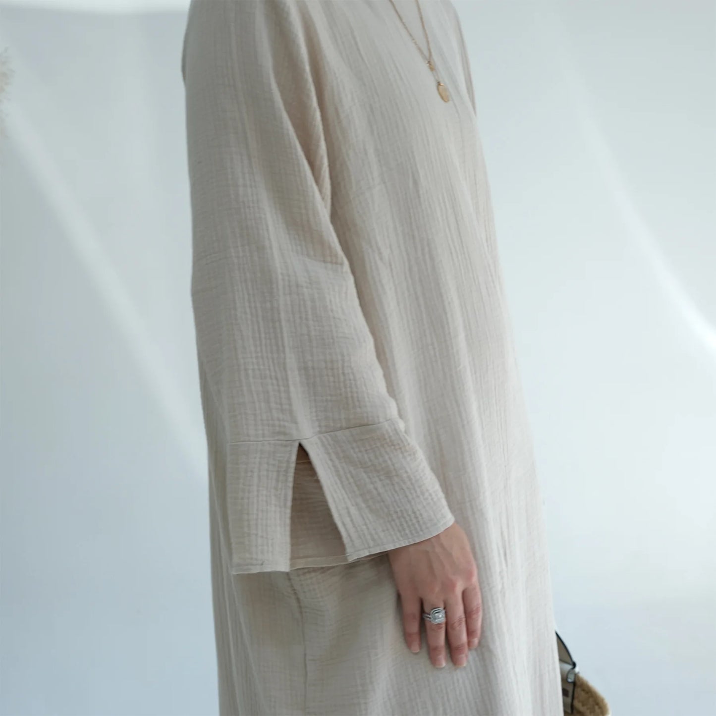 Eid Muslim Abaya Dress for Women Split Sleeve Modest Prayer Dresses Jalabiya Morocco Abayas Kaftan Islam Vestidos Arab Long Robe