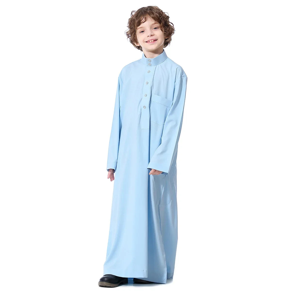 Abaya Dubai Long Robe Boys Jilbab Khimar Turkey Ramadan Muslim Clothes Kaftan Moroccan Islam Hijab Abayas Arab Islamic Clothing
