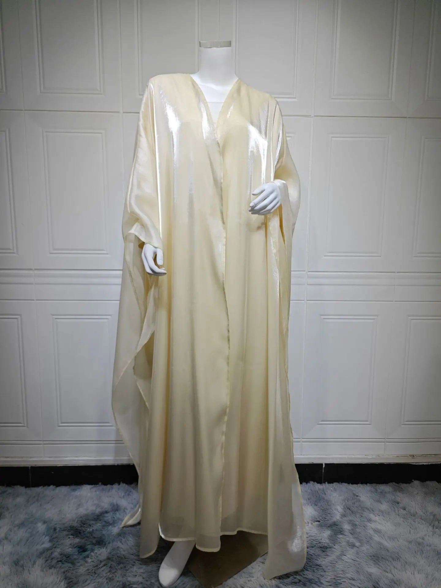Eid  Women Abaya Muslim Cardigan Dresses Scarf Silky Abayas Ramadan Morocco Dubai Jalabiya Kaftan Vestidos Arab Long Robe 2025