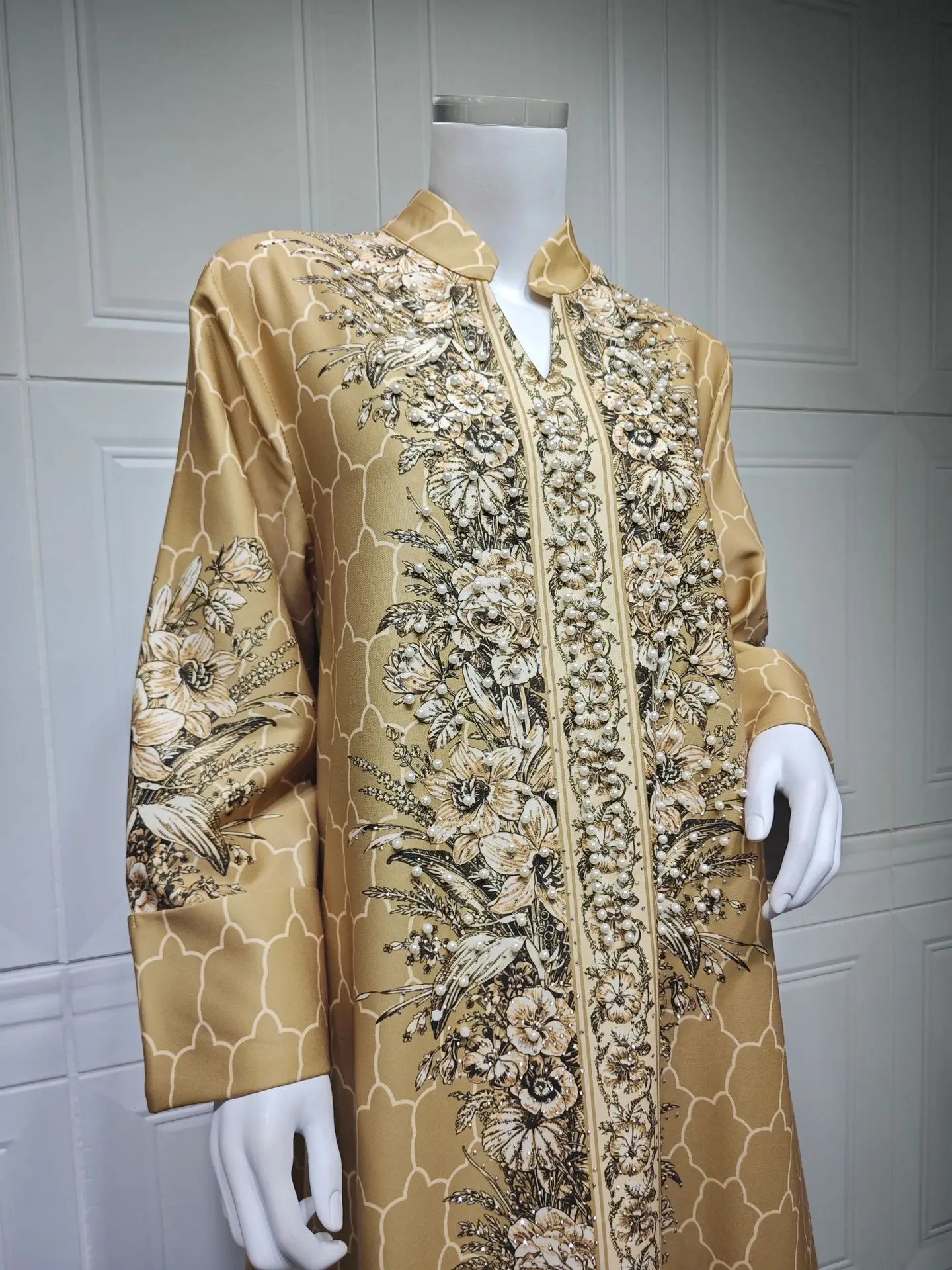 Muslim Dress Women Abaya Eid Diamond Party Dresses Arab Long Robe Print Abayas Dubai Morocco Kaftan Islam Jalabiya Vestidos 2026