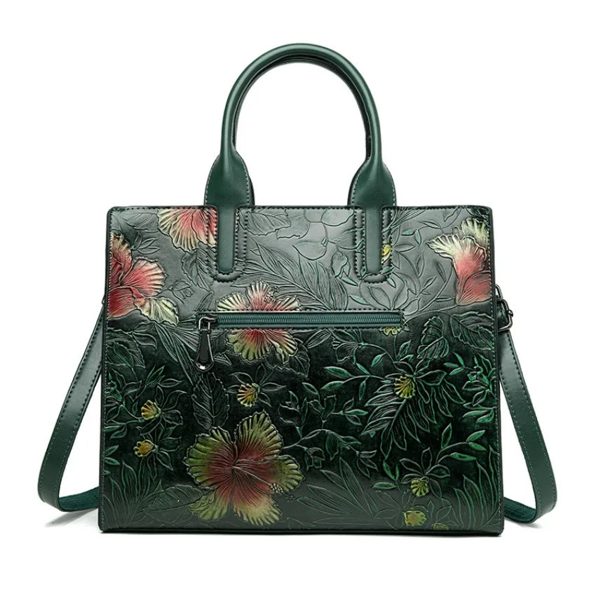 High Quality Handbag Women Designer Shoulder Bag Large Capacity Office Pocket Embossed Diagonal Cross Bag Official Document Bag