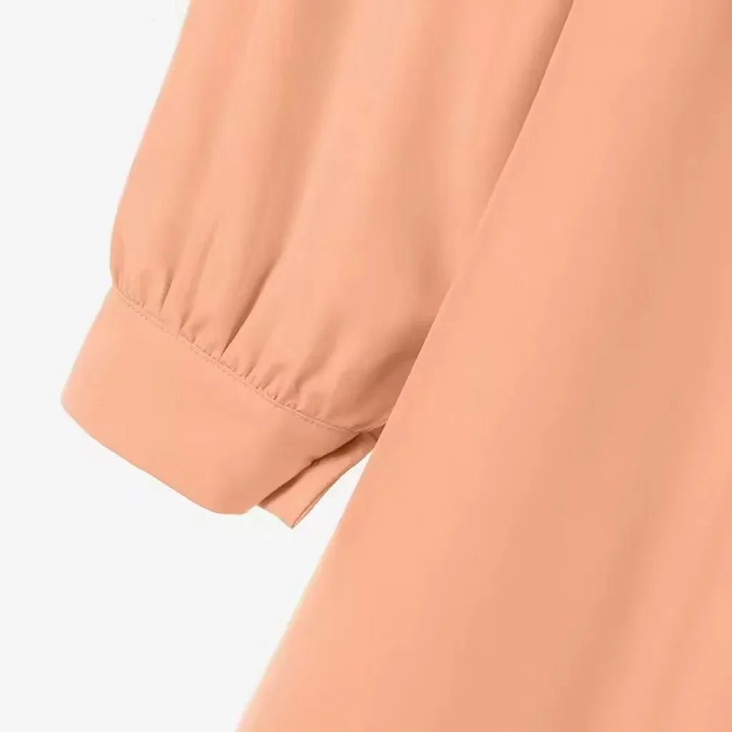Arab Women Eid Muslim Two Pieces Set Lace-up Blouse & Pant Musulman Ensemble Belt Matching Sets Button Shirt Femme Abaya Ramadan