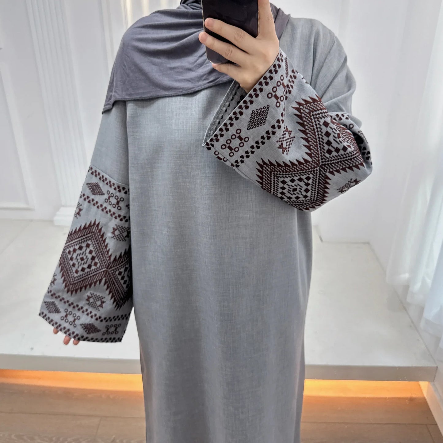Eid Muslim Abaya for Women Party Embroidery Dresses Kaftan Arab Long Robe Islam Ramadan Dubai Abayas Vestidos Morocco Jalabiya