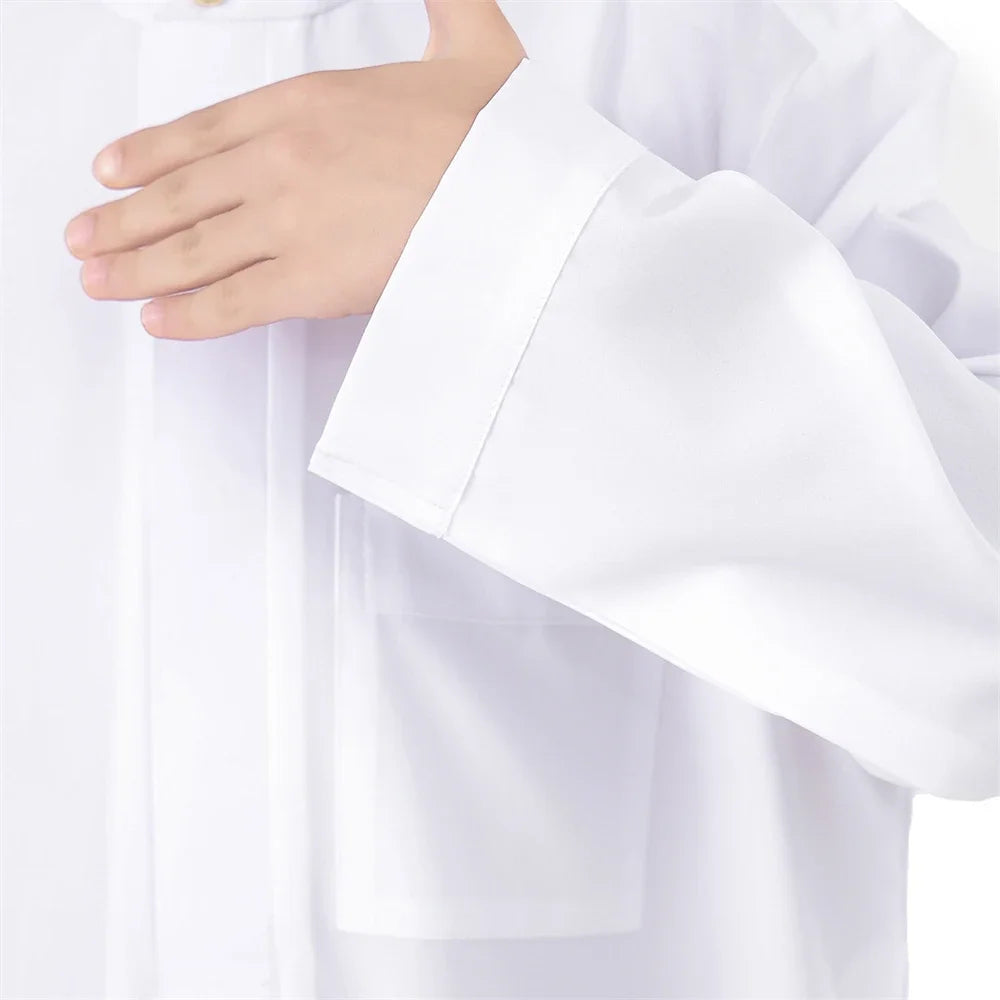 Muslim Kids Boys Jubba Thobe Robe Turkey Arabic Islam Dubai Abayas For Prayer Clothes Djellaba Robe Musulmane Hombre