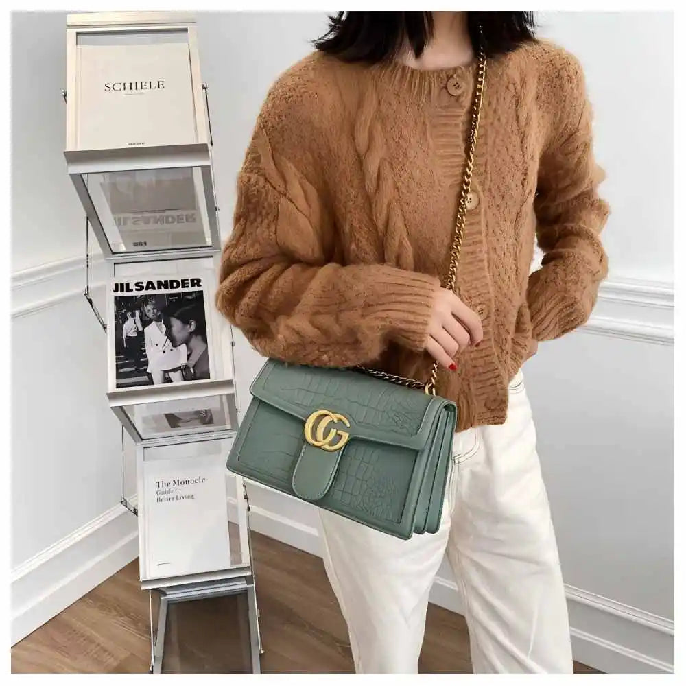 New Fashion Women's Handbag Large Capacity Extremely Simple Shoulder Bag Lightweight Handbag Luxury Commuter Bag