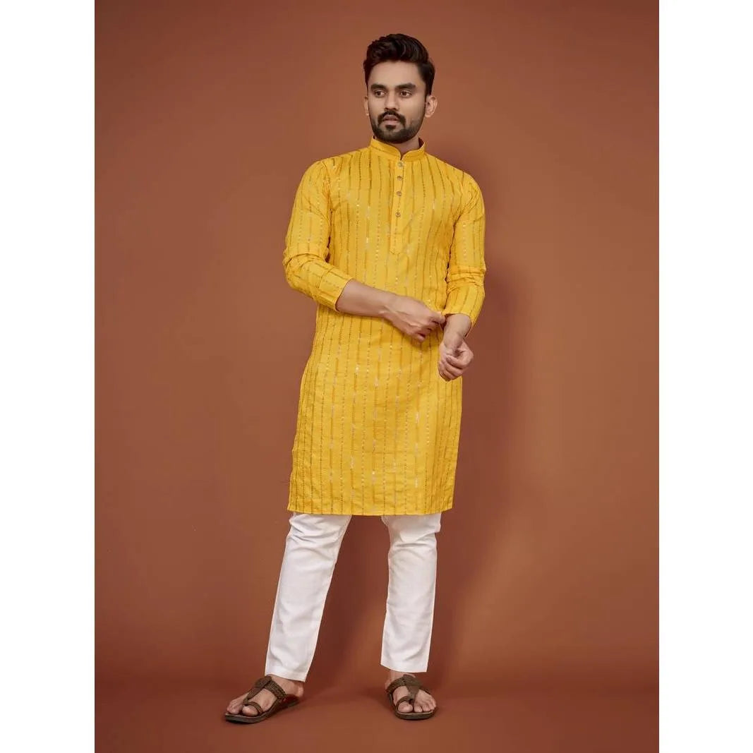 Men Islamic Arabian Patchwork Striped Embroidery Eid Muslim Long Robe Jubba Casual Loose Abayas 2026 National style
