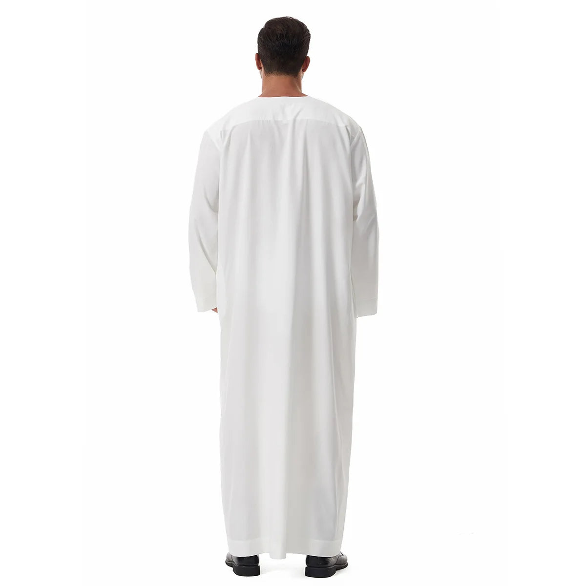 Thobes for Man Muslim Dress Islam Clothing Saudi Arabic Robe Jubba Thobe Eid Djellaba Long Sleeve Embroidery Daffah Dishdasha