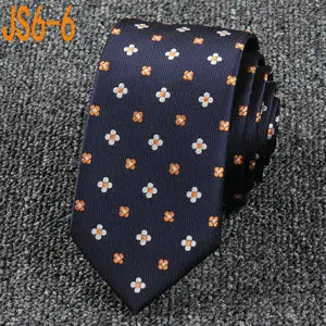 Fashion Ties for Men Accessories 6cm Fashion Business Wedding Classic Silk Tie Blue Black Red Men's Skinny Narrow Retro Necktie