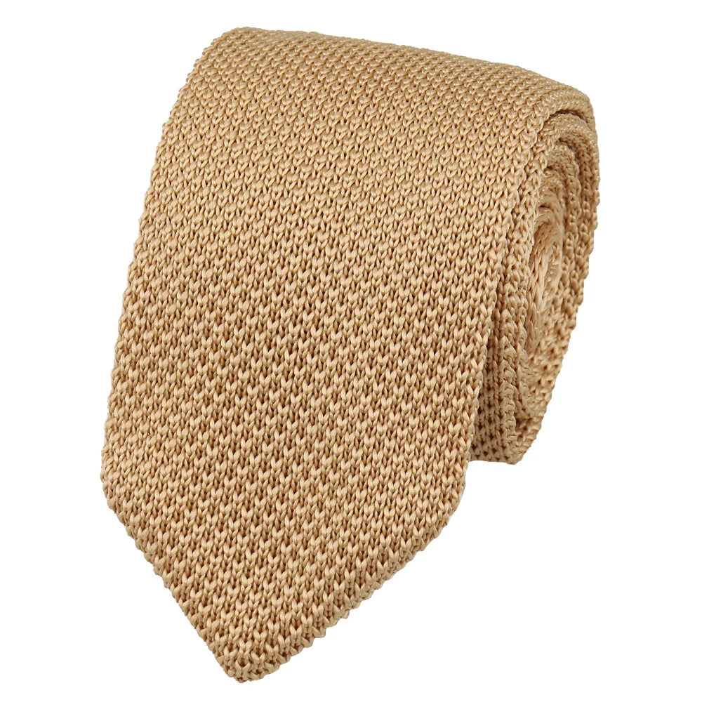 Knitted Ties Dark Blue Fashion Casual Skinny Necktie For Party Boys Girls Solid Colourful Knitted Neck Tie Narrow Slim Gravatas