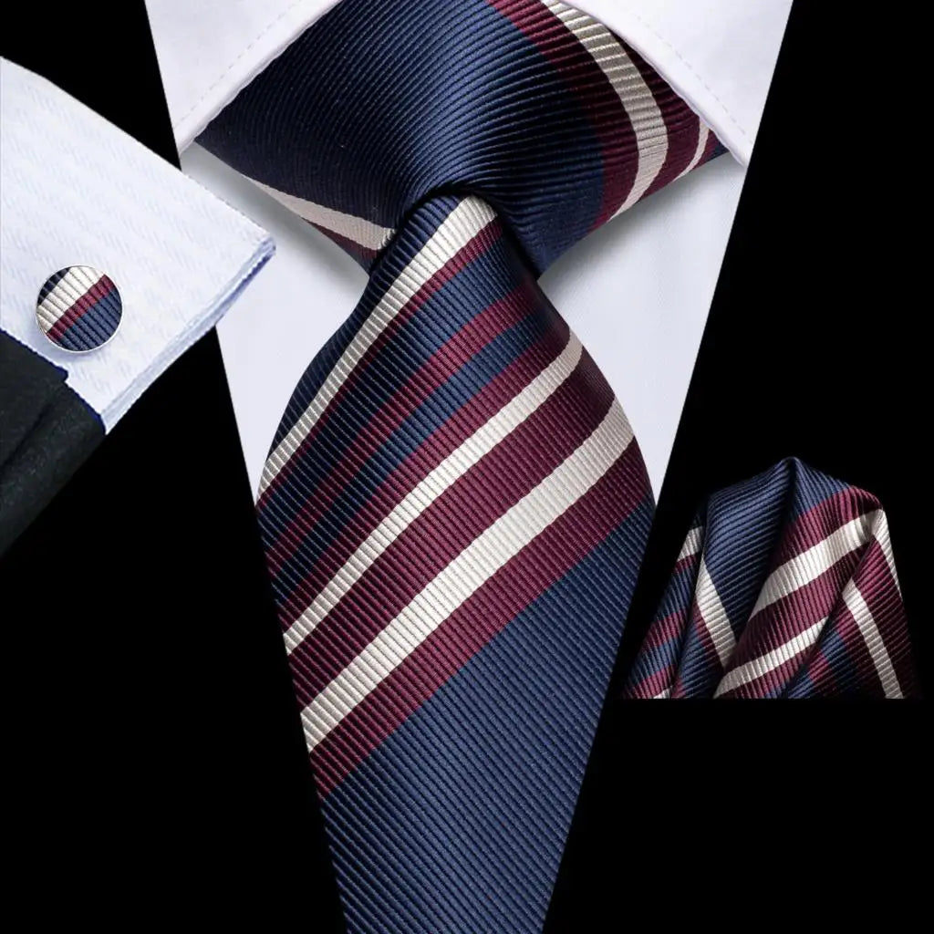 Hi-Tie Teal Green Floral Mens Fashion Necktie Handkerchief Cufflinks for Tuxedo Accessory Classic Silk Luxury Tie for Man Gift