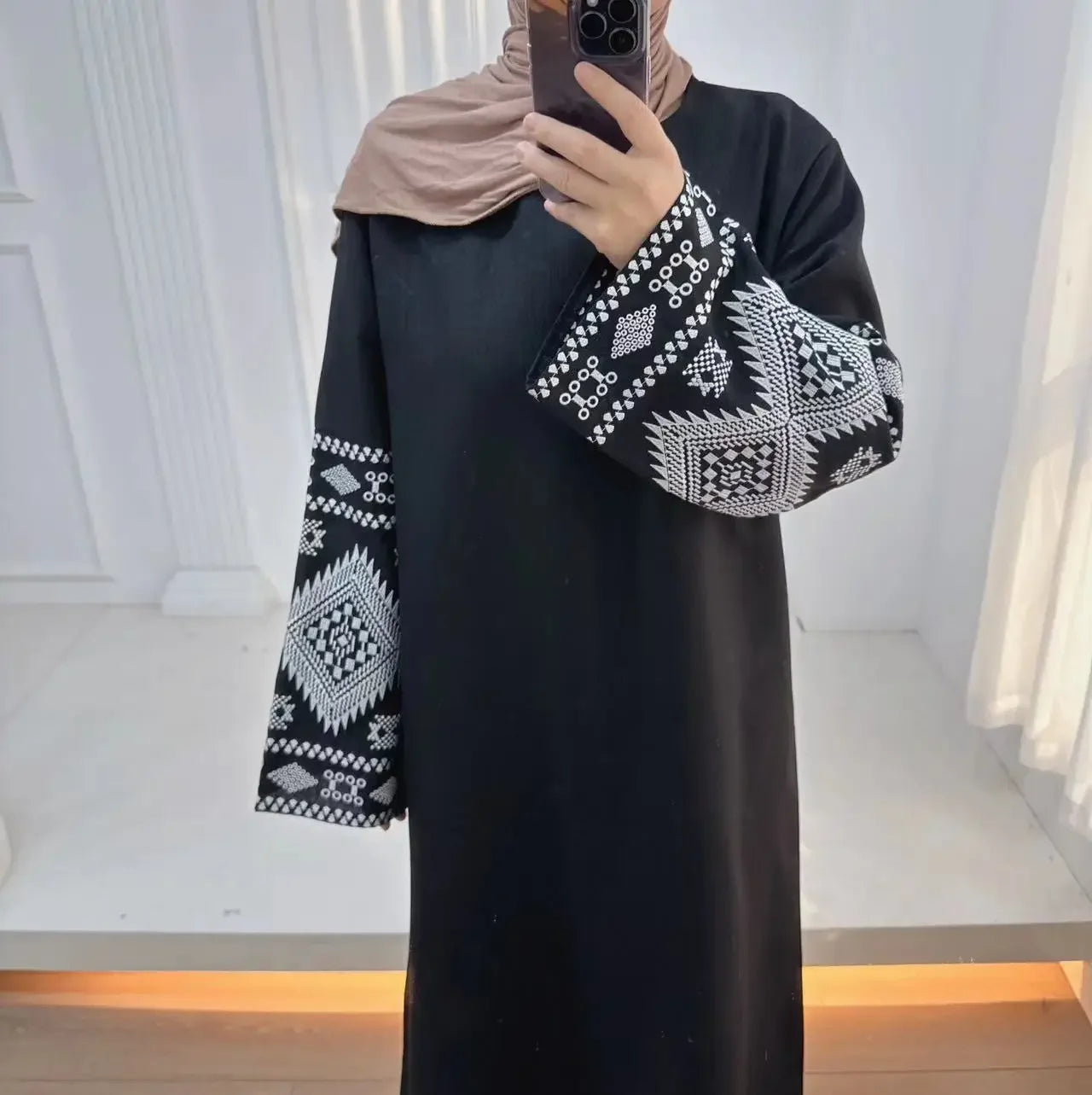 Eid Muslim Abaya for Women Party Embroidery Dresses Kaftan Arab Long Robe Islam Ramadan Dubai Abayas Vestidos Morocco Jalabiya