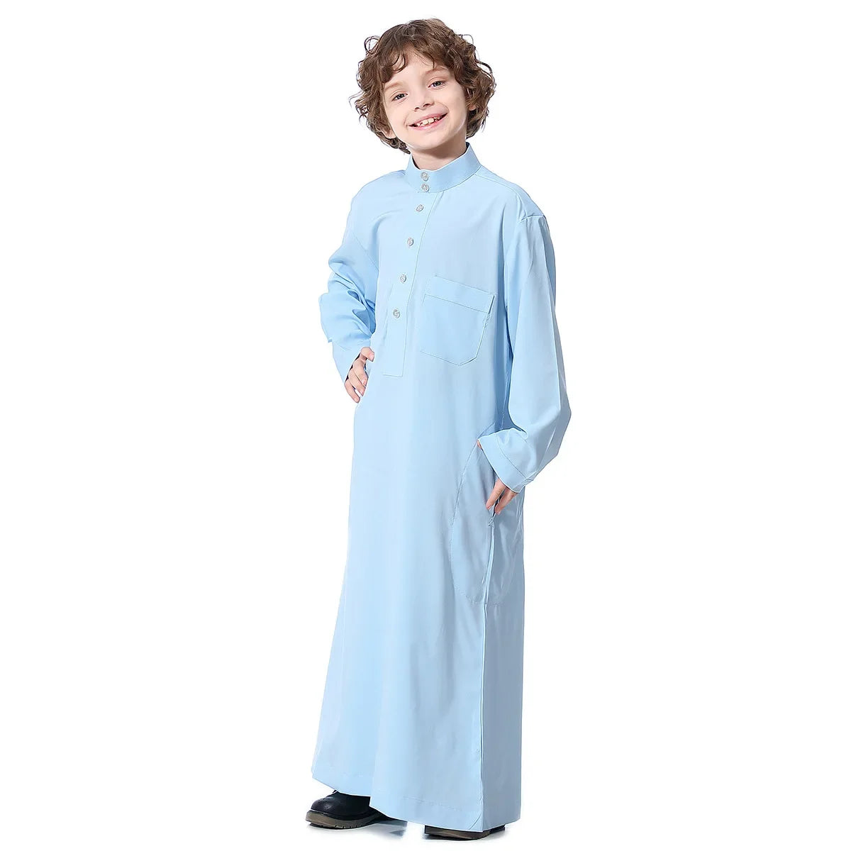 Abaya Dubai Long Robe Boys Jilbab Khimar Turkey Ramadan Muslim Clothes Kaftan Moroccan Islam Hijab Abayas Arab Islamic Clothing