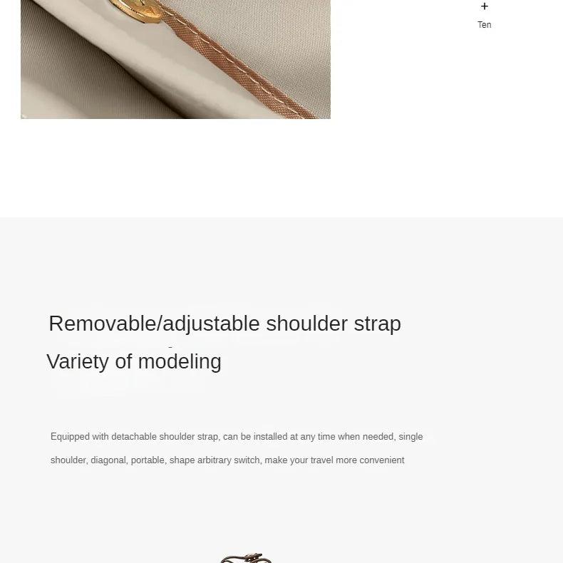 Golf Handbag for Women, Large Capacity, Crossbody Bag, Fashionable Canvas Bag, Middle-aged Mother Bag, The multifunctional bag