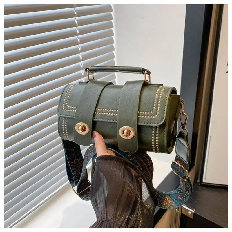 Retro Handbag Tubular Bag Simple Women's Commuter Shoulder Bag Ladies Fashion Trendy Crossbody Bag Elegant Minimal Tote Bag Gift