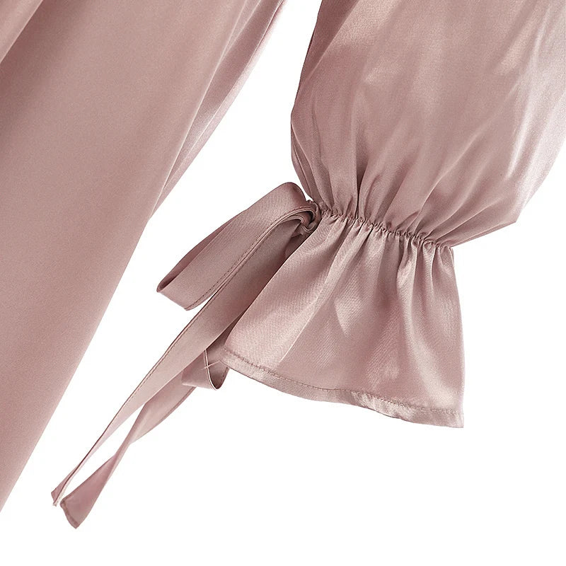 Elegant Muslim Dress Abaya Women Long Dress 2025 ZANZEA Long Sleeve Satin Party Sundress Robe Femme Turkey Hijab Vestidos Kaftan