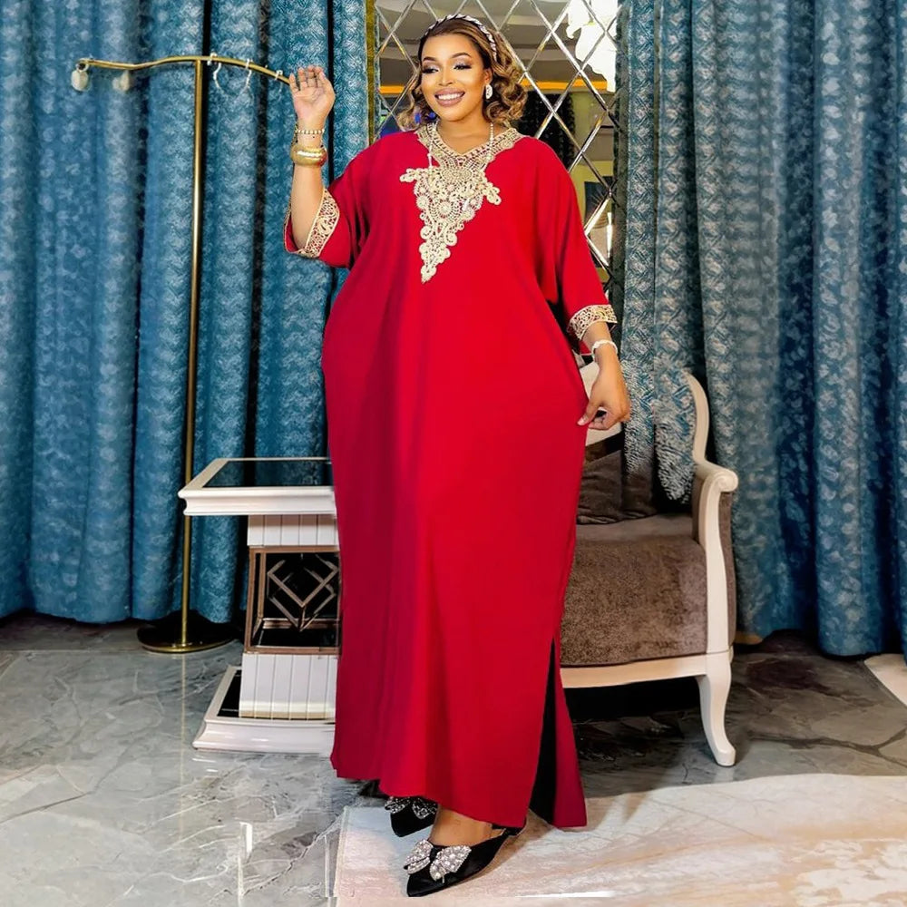 Abayas for Women Dubai Luxury 2026 African Clothes Chiffon Boubou Muslim Fashion Caftan Marocain Wedding Evening Party Dresses