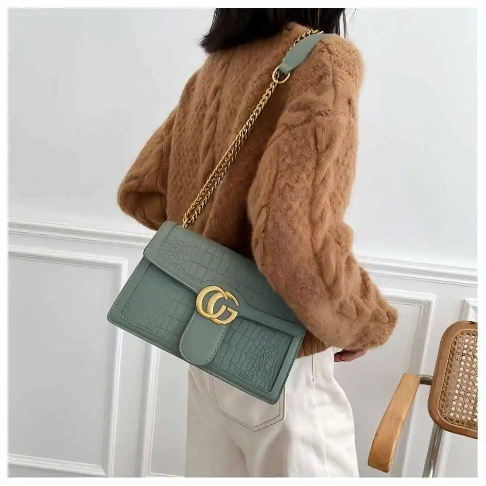 New Fashion Women's Handbag Large Capacity Extremely Simple Shoulder Bag Lightweight Handbag Luxury Commuter Bag