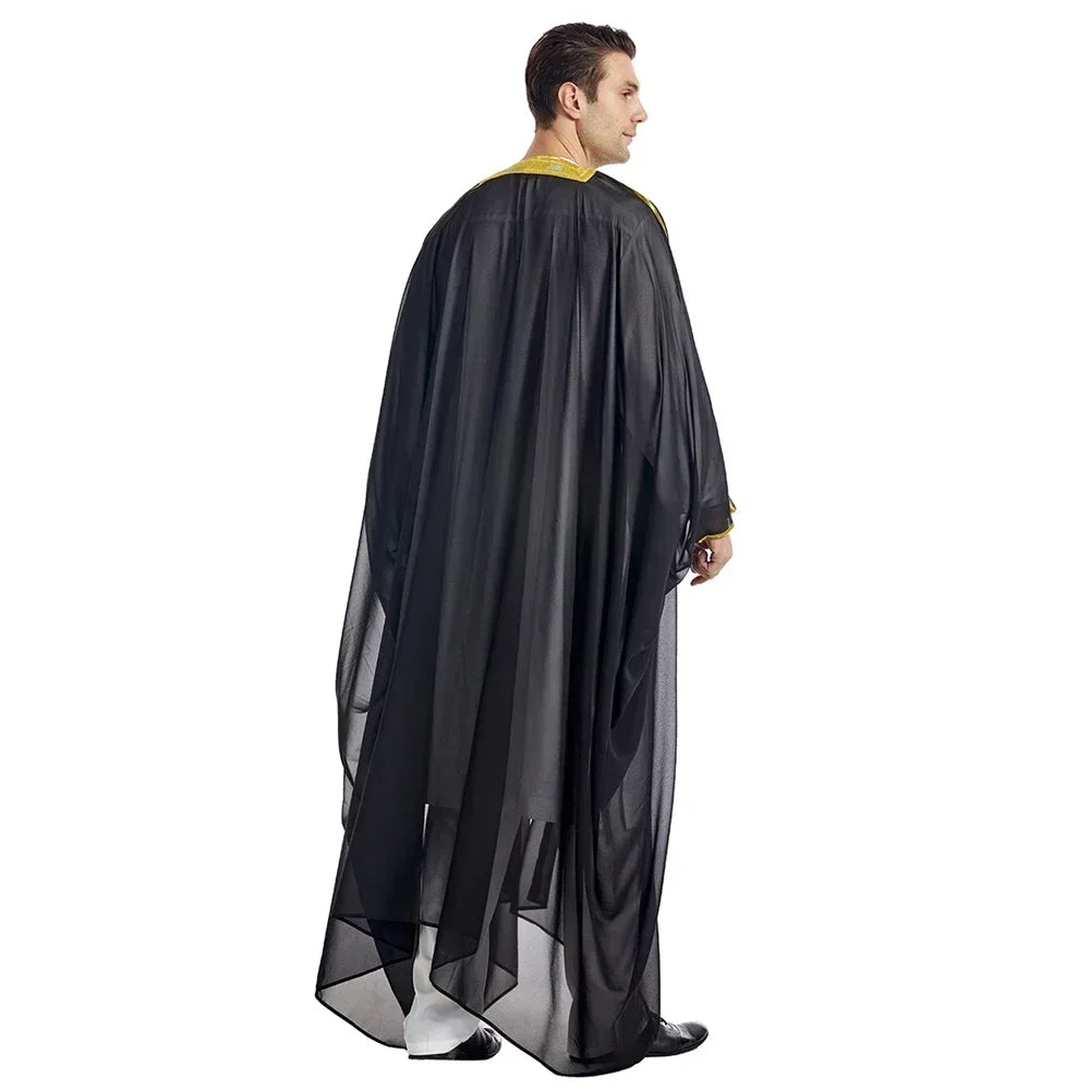 Men Kebaya Open Muslim Kimono Abaya Turkey Arabic Islam Djellaba Homme Robe Musulmane Hombre Ramadan Abayas for Prayer Clothes