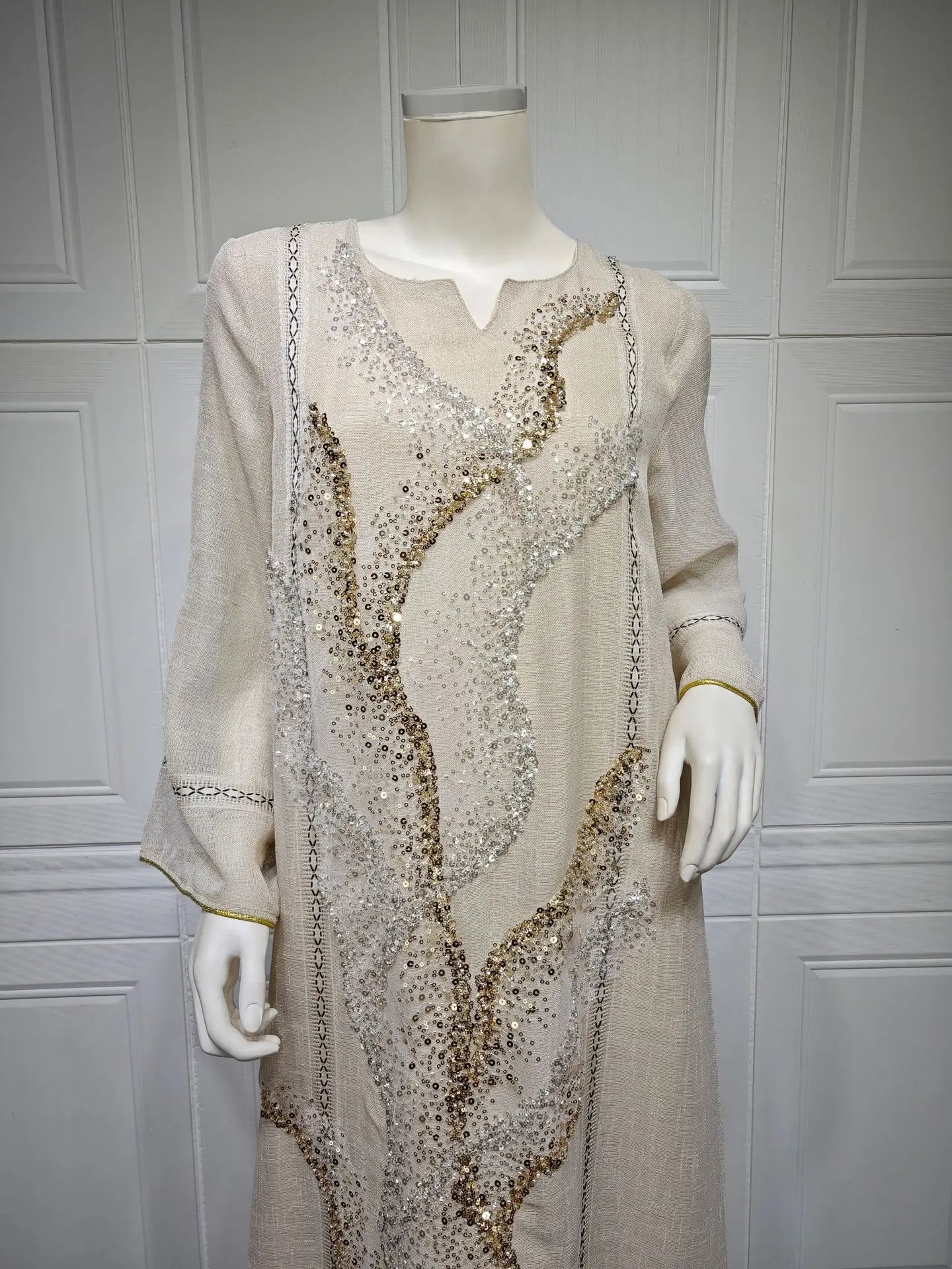 Uni Abaya Dubai Luxury Evening Dress Woman For Party Prom Modest Fashion Mesh Sequins Embroidery New in Dresses 2025