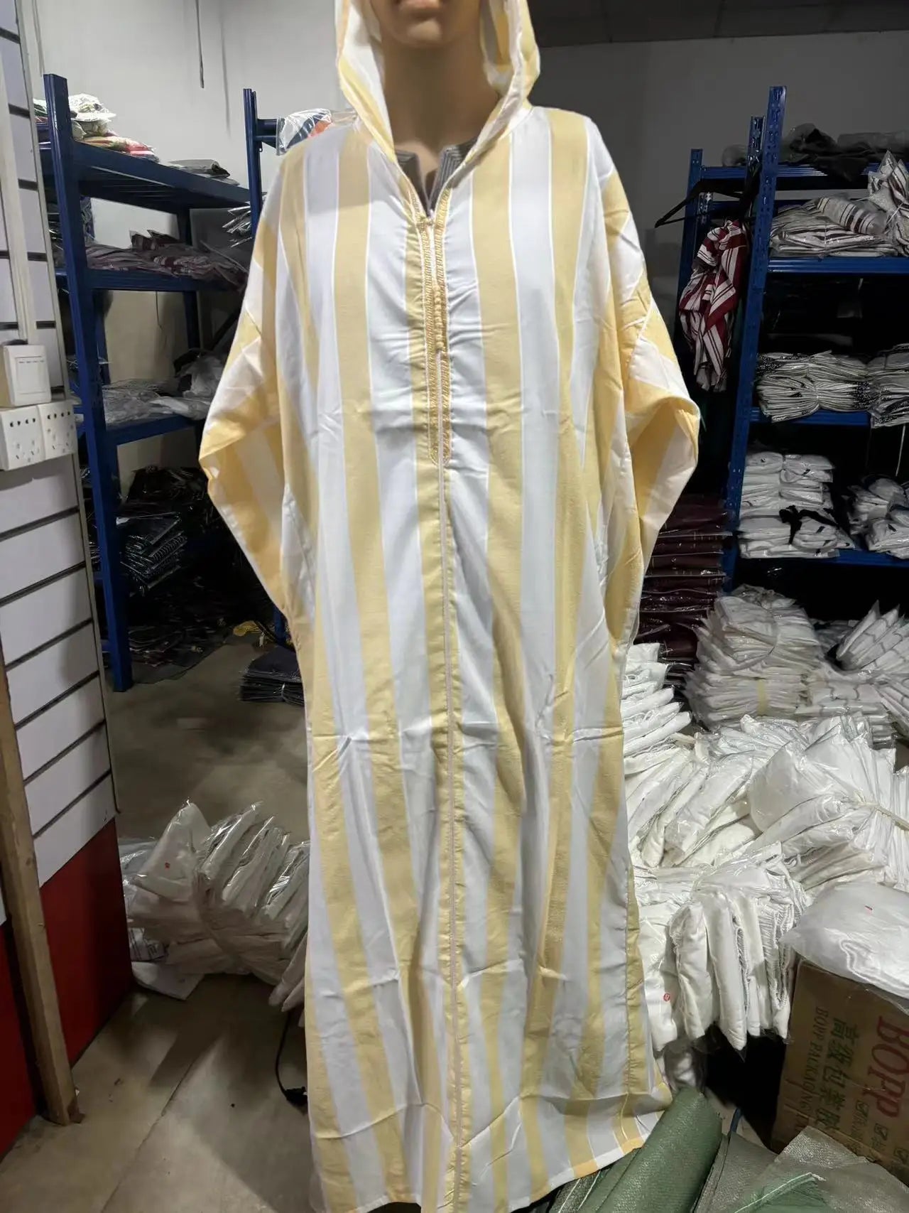 Mid East Islamic Men Clothes Muslim Fashion Abaya Men Embroidered Loose Stand Collar Long Robe Ethnic Style 2026 Man Jubba Thobe