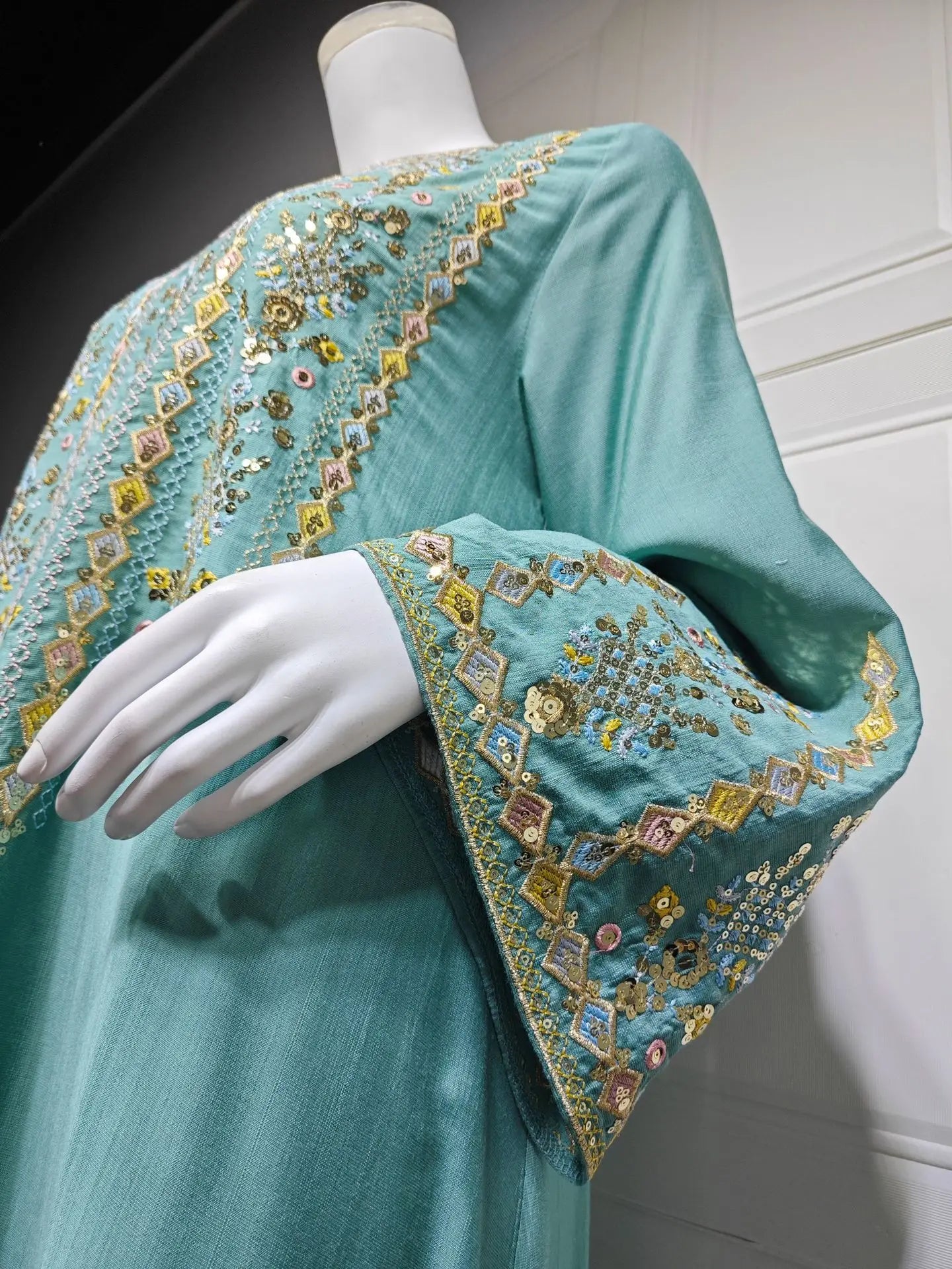 Women Jalabiya Dubai Dress Abaya Eid Ramadan Party Gorgeous Long Dresses Muslim Embroidery Vestidos Largos Robe Saudi Arab 2026