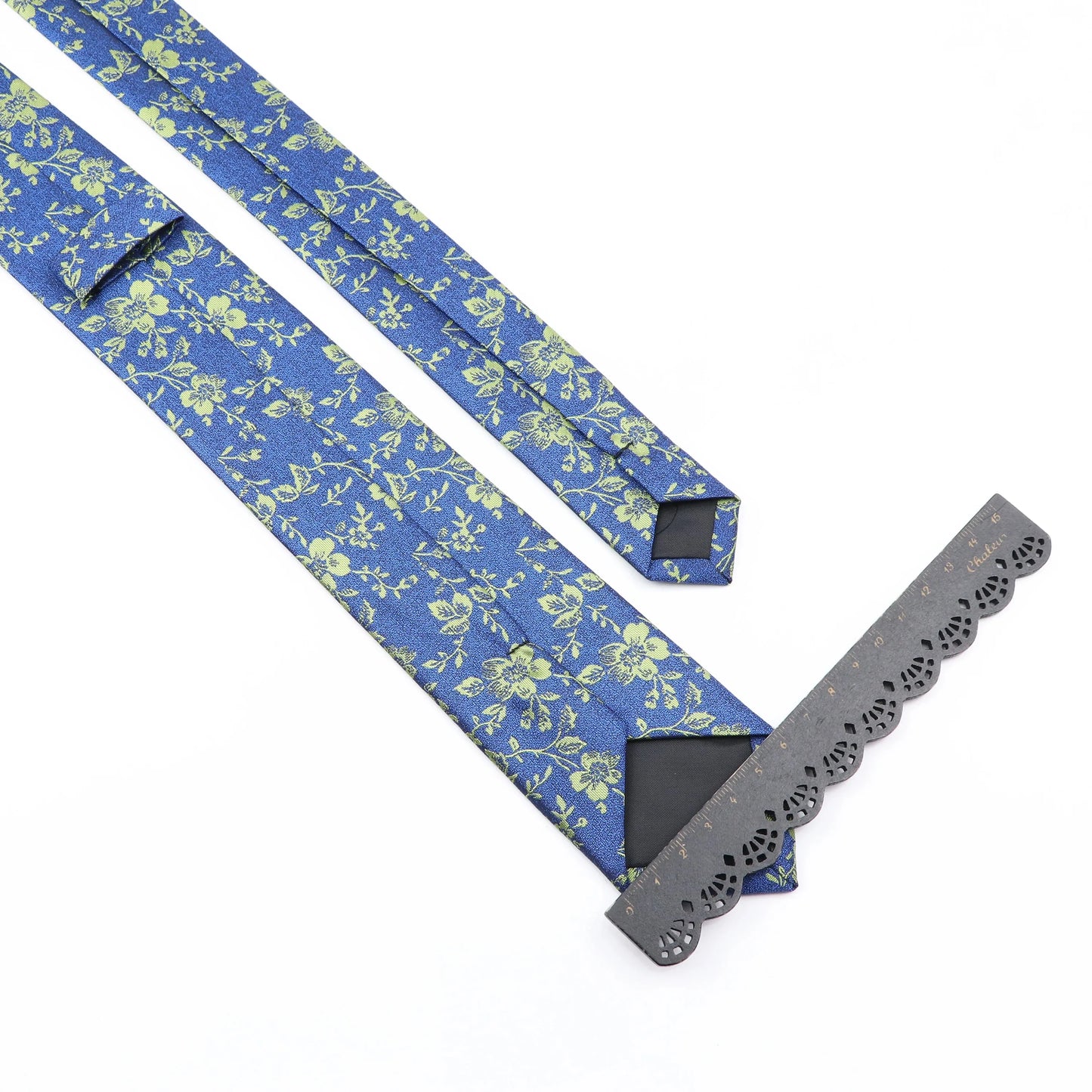 Men's 6cm Elegant Jacquard Weave Tie Vintage Embroidery Flower Rendering Pattern Necktie Business Wedding Party Accessories Gift