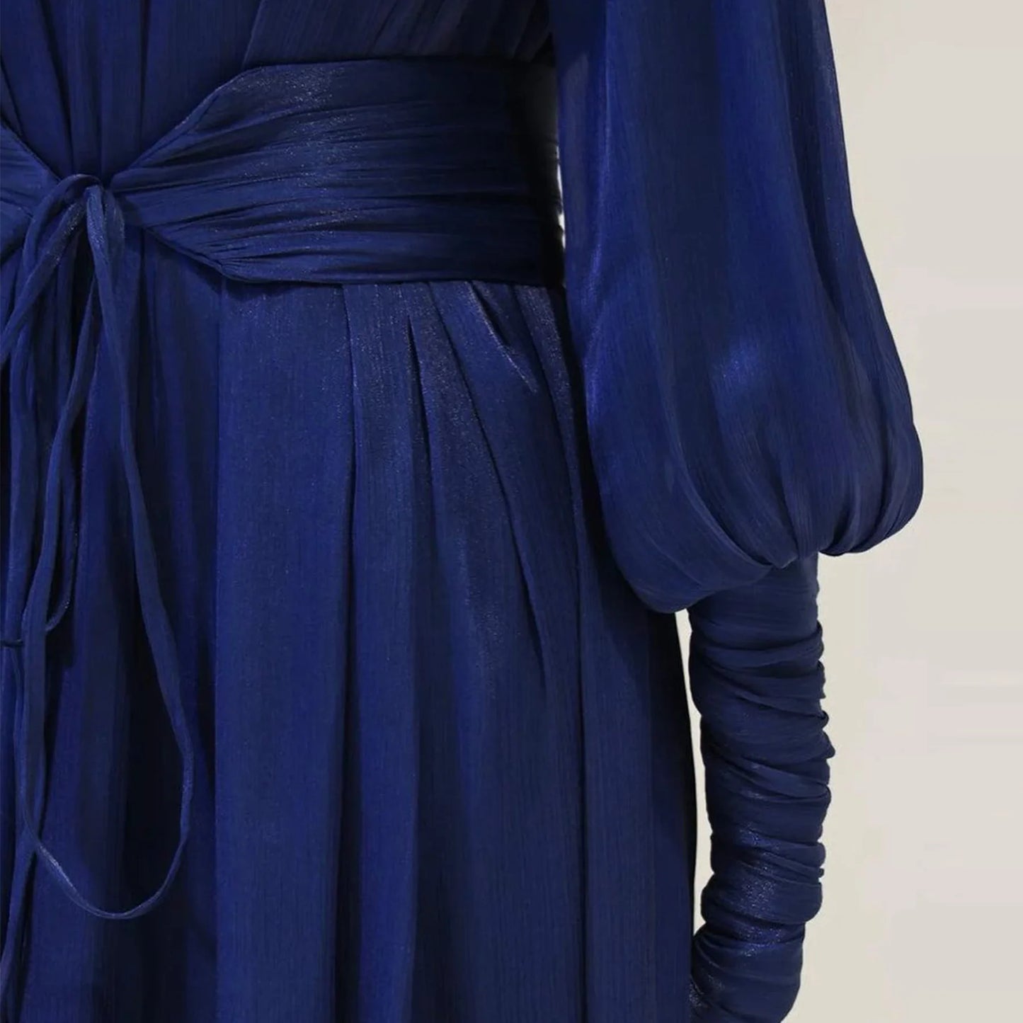 Eid Abaya Modest Muslim Dresses for Women Cuff Sleeves Wrinkle Evening Party Maxi Dress Jalabiya Islamic Clothing Kaftan Robe