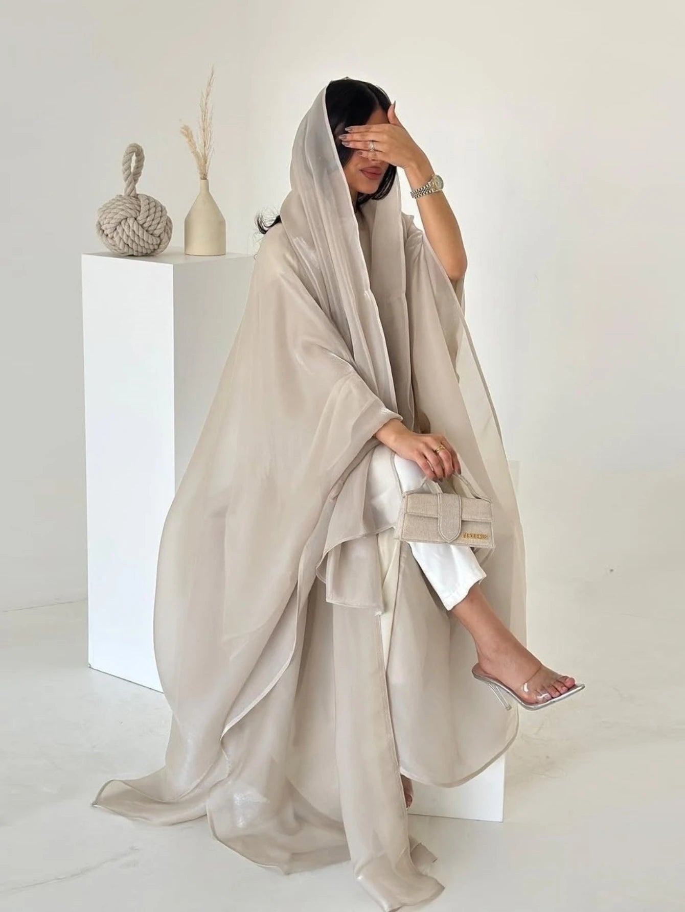 Eid  Women Abaya Muslim Cardigan Dresses Scarf Silky Abayas Ramadan Morocco Dubai Jalabiya Kaftan Vestidos Arab Long Robe 2025