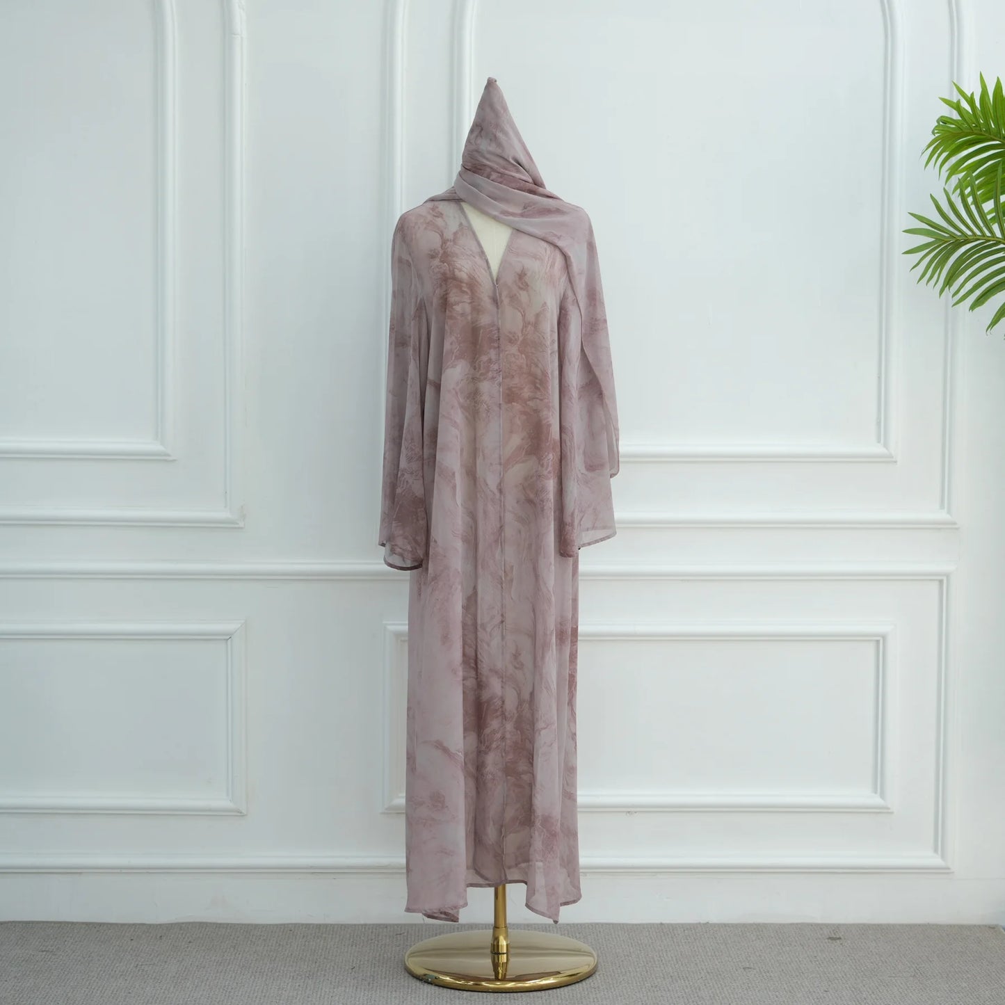 Eid Abaya for Women Print Cardigan Scarf Set Muslim Dresses Ramadan Morocco Dubai Jalabiya Kaftan Vestidos Arab Long Robe 2025
